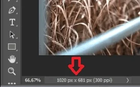 status bar فتوشاپ