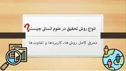 انواع روش تحقیق در علوم انسانی چیست